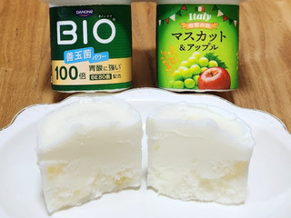 「ダノン ダノンビオヨーグルト マスカット＆アップル カップ75g×4」のクチコミ画像 by みにぃ321321さん