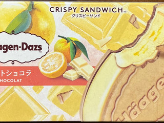 「ハーゲンダッツ クリスピーサンド ゆずホワイトショコラ 箱60ml」のクチコミ画像 by ピンクのぷーさんさん