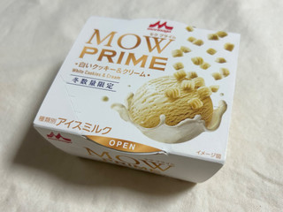 「森永 MOW PRIME 白いクッキー＆クリーム カップ105ml」のクチコミ画像 by む チ ャさん