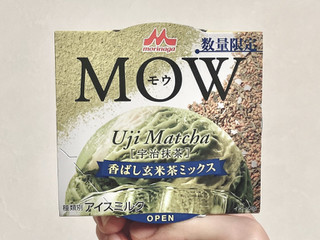 「森永 MOW 宇治抹茶 香ばし玄米茶ミックス カップ140ml」のクチコミ画像 by わんころさん