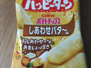 「亀田製菓 ハッピーターン しあわせバタ～味 袋35g」のクチコミ画像 by なんやかんやさん