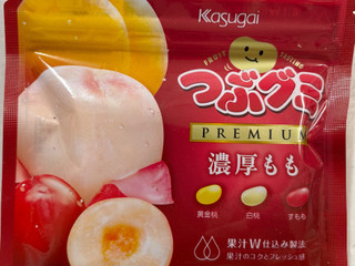 「春日井 つぶグミプレミアム 濃厚もも 袋75g」のクチコミ画像 by SANAさん