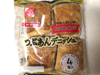 「ヤマザキ BAKE ONE つぶあんデニッシュ 袋4個」のクチコミ画像 by sarienonさん