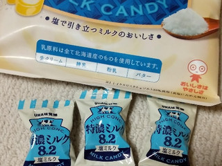 「UHA味覚糖 特濃ミルク8.2 塩ミルク 袋75g」のクチコミ画像 by minorinさん