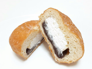 「Pasco あん＆ホイップドーナツ 袋1個」のクチコミ画像 by つなさん