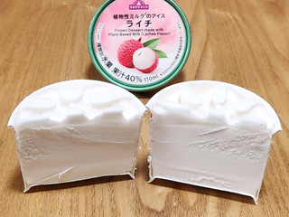 「イオン トップバリュ 植物性ミルクのアイス ライチ 110ml」のクチコミ画像 by みにぃ321321さん