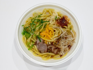 「ファミリーマート BE：FIRST 辛味噌だれの油そば」のクチコミ画像 by ばぶたろうさん