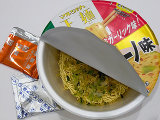 「マルちゃん マルちゃん正麺 ペペロンチーノ味焼そば 112g」のクチコミ画像 by ばぶたろうさん