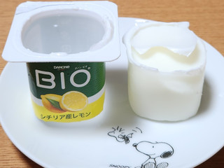 「ダノン ダノンビオ シチリア産レモン カップ75g×4」のクチコミ画像 by みにぃ321321さん