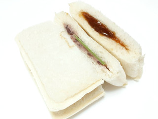 「ヤマザキ ランチパック きなこもち風と抹茶あずき」のクチコミ画像 by つなさん