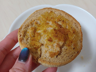 「Pasco 低糖質イングリッシュマフィン ブラン 袋1個」のクチコミ画像 by MJ元メロンパン好きさん