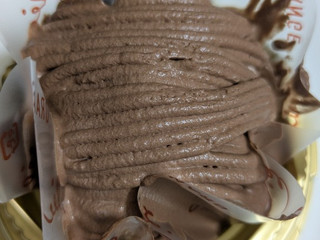 「オランジェ 濃厚生ショコラのモンブラン パック1個」のクチコミ画像 by まこぴーさん