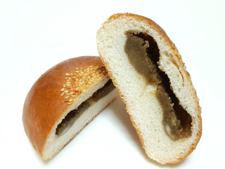 「木村屋 ほうじ茶あんぱん 袋1個」のクチコミ画像 by つなさん