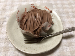 「オランジェ 濃厚生ショコラのモンブラン パック1個」のクチコミ画像 by nagomi7さん