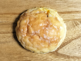 「八天堂 冷やして食べるくりーむメロンパン カスタードプリン風」のクチコミ画像 by ゆるりむさん