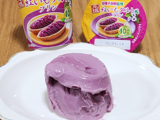 「HOKUNYU 御菓子御殿監修 紅いもタルト風プリン カップ85g」のクチコミ画像 by みにぃ321321さん