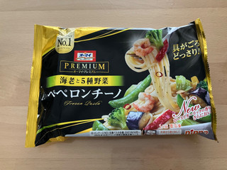 「ニップン オーマイプレミアム 海老と5種野菜 ペペロンチーノ 260g」のクチコミ画像 by こつめかわうそさん