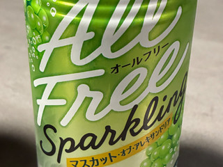 「サントリー オールフリー スパークリング マスカット・オブ・アレキサンドリア 缶350ml」のクチコミ画像 by chickyさん