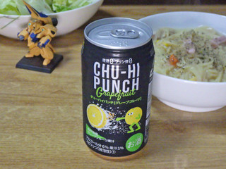 「サンガリア チューハイパンチ グレープフルーツ 350ml」のクチコミ画像 by 7GのOPさん