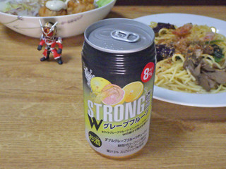 「富永貿易 ストロングチューハイ Wグレープフルーツ アルコール8％ 350ml」のクチコミ画像 by 7GのOPさん