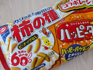 「亀田製菓 亀田の柿の種 ハッピーターン味 袋120g」のクチコミ画像 by もこもこもっちさん