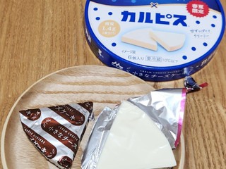 「森永 小さなチーズケーキ×カルピス 90g」のクチコミ画像 by みにぃ321321さん