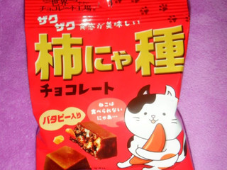 ９個入りにゃおにゃおチョコ たぶん世界一小さいチョコレート工場 柿にゃ種チョコレート（餅工房