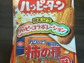 「亀田製菓 ハッピーターン 亀田の柿の種味 袋35g」のクチコミ画像 by ぐっちょさん