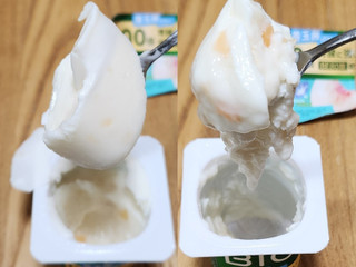 「ダノン ダノンビオ ヨーグルト メロンと白桃 カップ75g×4」のクチコミ画像 by みにぃ321321さん