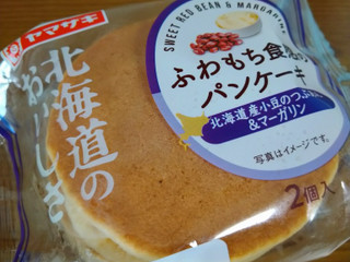 ヤマザキ ふわもち食感のパンケーキ 北海道産小豆のつぶあん