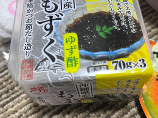 「沖栄フーズ 沖縄県産もずく ゆず酢 70g×3」のクチコミ画像 by アポロちゃんさん