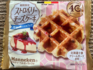 マネケン ストロベリーチーズケーキワッフル（ローゼン）クチコミ4件