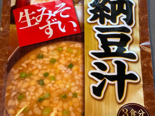 「旭松 生みそずい ひきわり納豆汁 袋15.5g×3」のクチコミ画像 by chickyさん