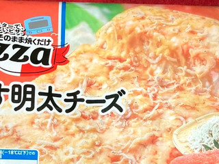 「シャトレーゼ そのまま焼くだけピザ しらす明太チーズ 袋1枚」のクチコミ画像 by Anchu.さん