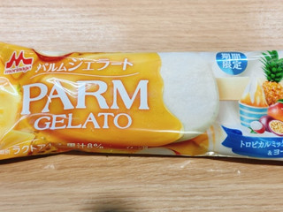 「森永 PARM ジェラート トロピカルミックス＆ヨーグルト味 80ml」のクチコミ画像 by minoesさん