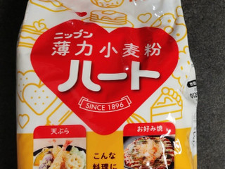 「ニップン CGC ニップン薄力小麦粉 ハート 天ぷら・お好み焼・ケーキ・クッキー・うどん・料理用 袋1kg」のクチコミ画像 by ぎんなんさん