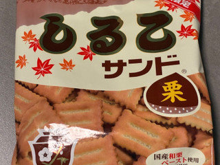 「松永製菓 しるこサンド 栗 袋55g」のクチコミ画像 by chickyさん