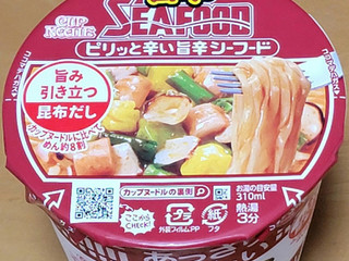 日清食品 あっさりおいしいカップヌードル 旨辛シーフード（日清食品