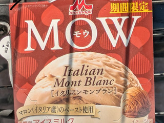 「森永 MOW イタリアンモンブラン カップ140ml」のクチコミ画像 by ぶらっくさんだーさん