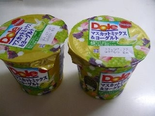 「Dole マスカットミックス＆ヨーグルト カップ190g」のクチコミ画像 by みどりんMさん