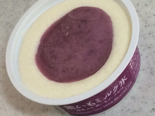「セブンプレミアム スイーツなかき氷はじめました。 紫いもミルク氷 カップ135ml」のクチコミ画像 by すあま.さん
