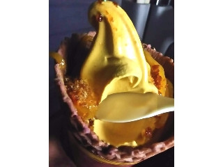 「ミニストップ プレミアム安納芋ソフト」のクチコミ画像 by ゆききちさん