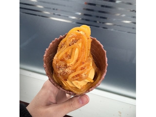 「ミニストップ プレミアム安納芋ソフト」のクチコミ画像 by レビュアーさん