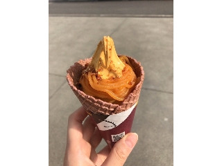 「ミニストップ プレミアム安納芋ソフト」のクチコミ画像 by acchan.さん