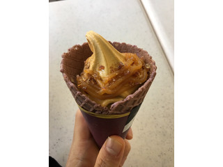 「ミニストップ プレミアム安納芋ソフト」のクチコミ画像 by スイーツ男子さん