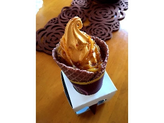 「ミニストップ プレミアム安納芋ソフト」のクチコミ画像 by あろりさん