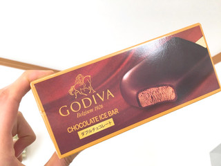 「ゴディバ チョコレートアイスバー ダブルチョコレート 箱80ml」のクチコミ画像 by aiceさん