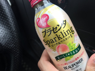 「常盤薬品工業 プラセンタ Sparkling ピーチ＆マスカット風味 140ml」のクチコミ画像 by あんめろんさん