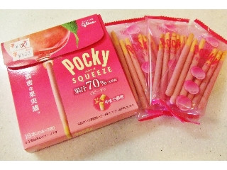 ぽっきぃ　スクイーズ 中評価】江崎グリコ ポッキー スクイーズ ピーチの感想