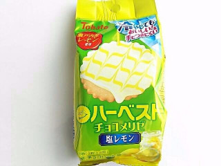 「東ハト ハーベスト チョコメリゼ 塩レモン 袋2枚×4」のクチコミ画像 by いちごみるうさん